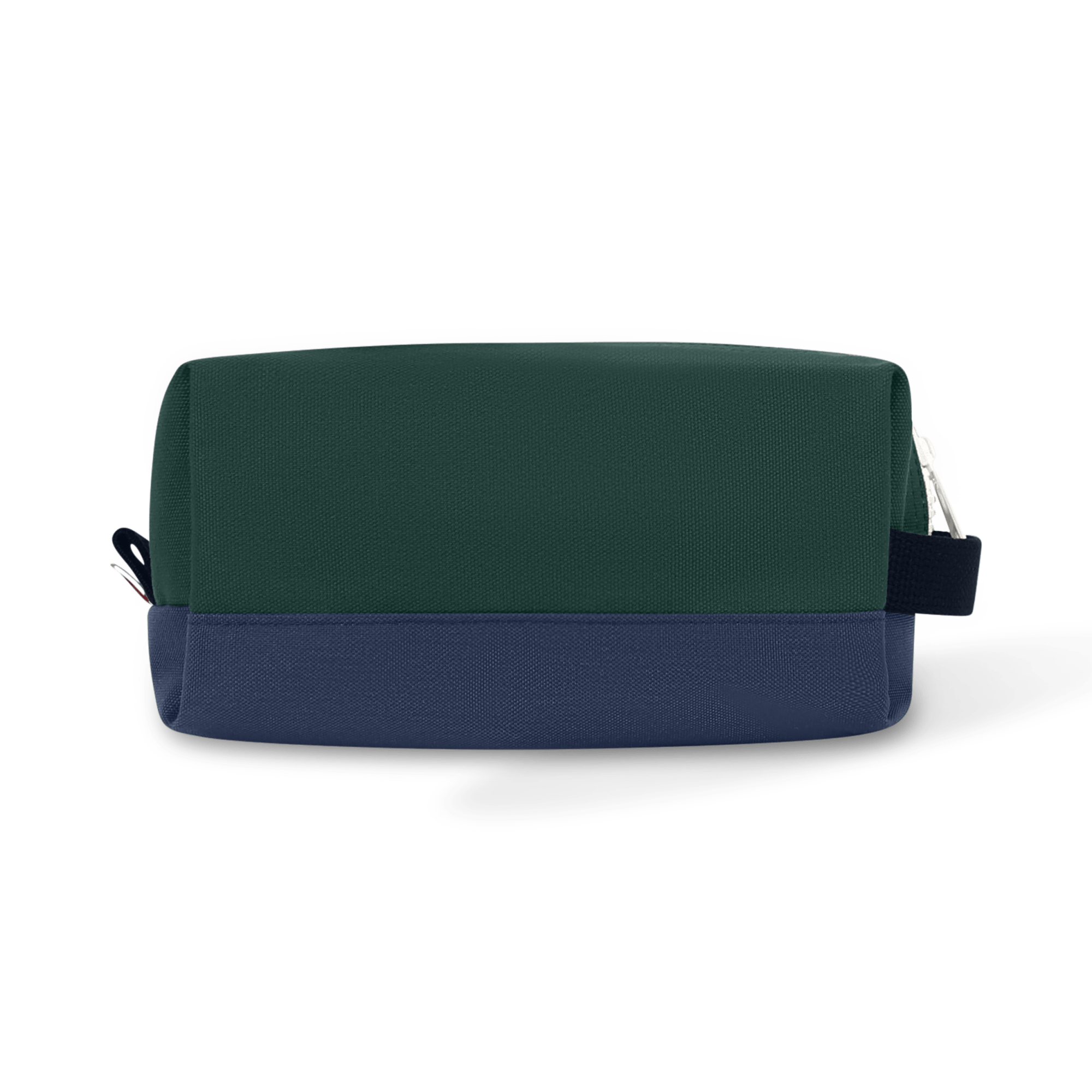 Lacoste - Monogram Embossed Leather Pouch Purse - Dark Green